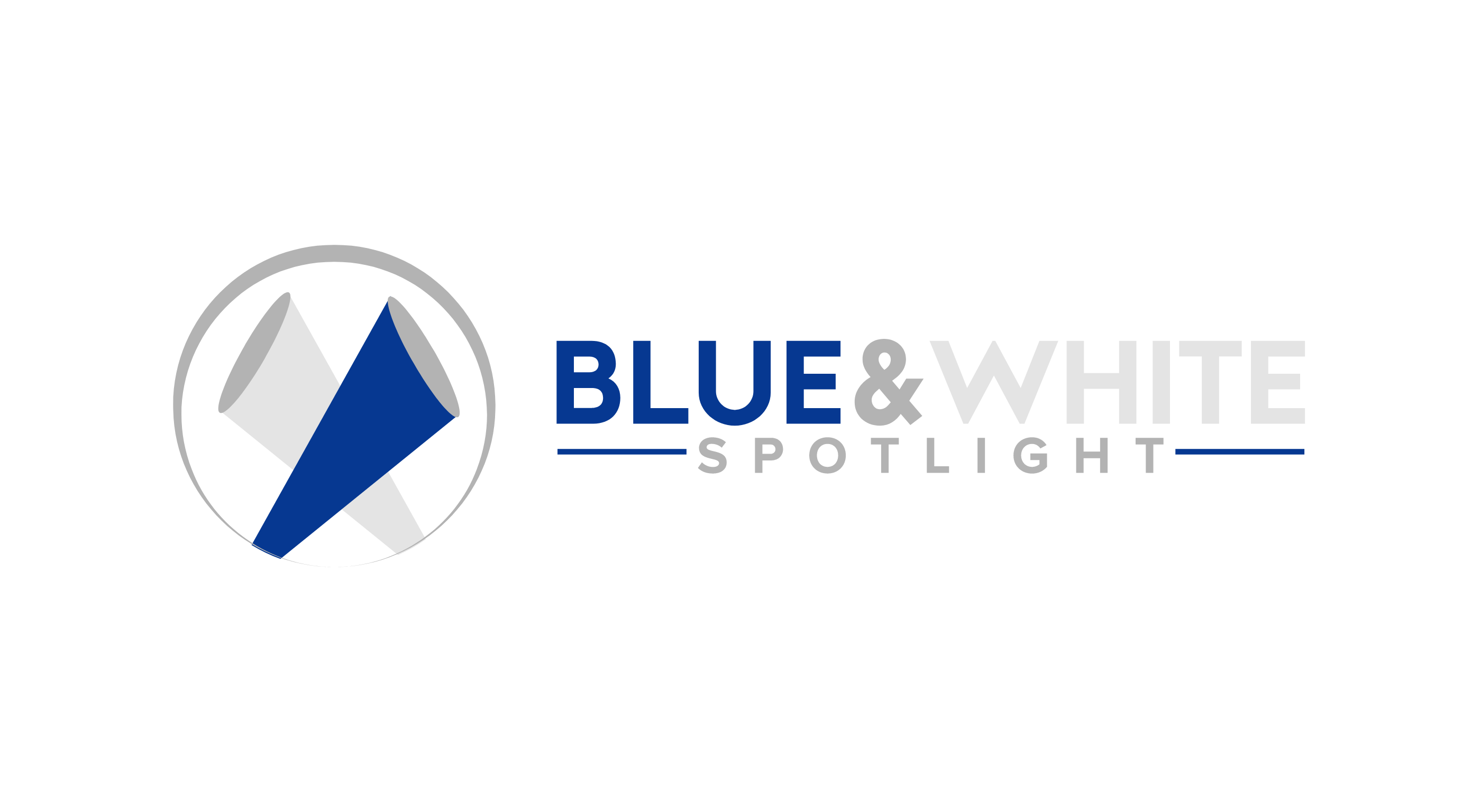 Blue & White Spotlight
